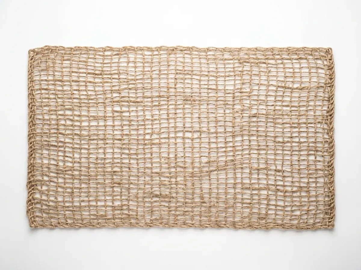 Jute Soil Saver - Open Weave Geotextile Mesh for bulk commodity packaging